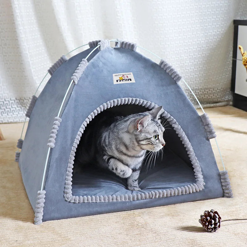 Foldable Cat Tent House